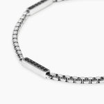 Load image into Gallery viewer, Bracciale con Catena Veneta e Cristalli