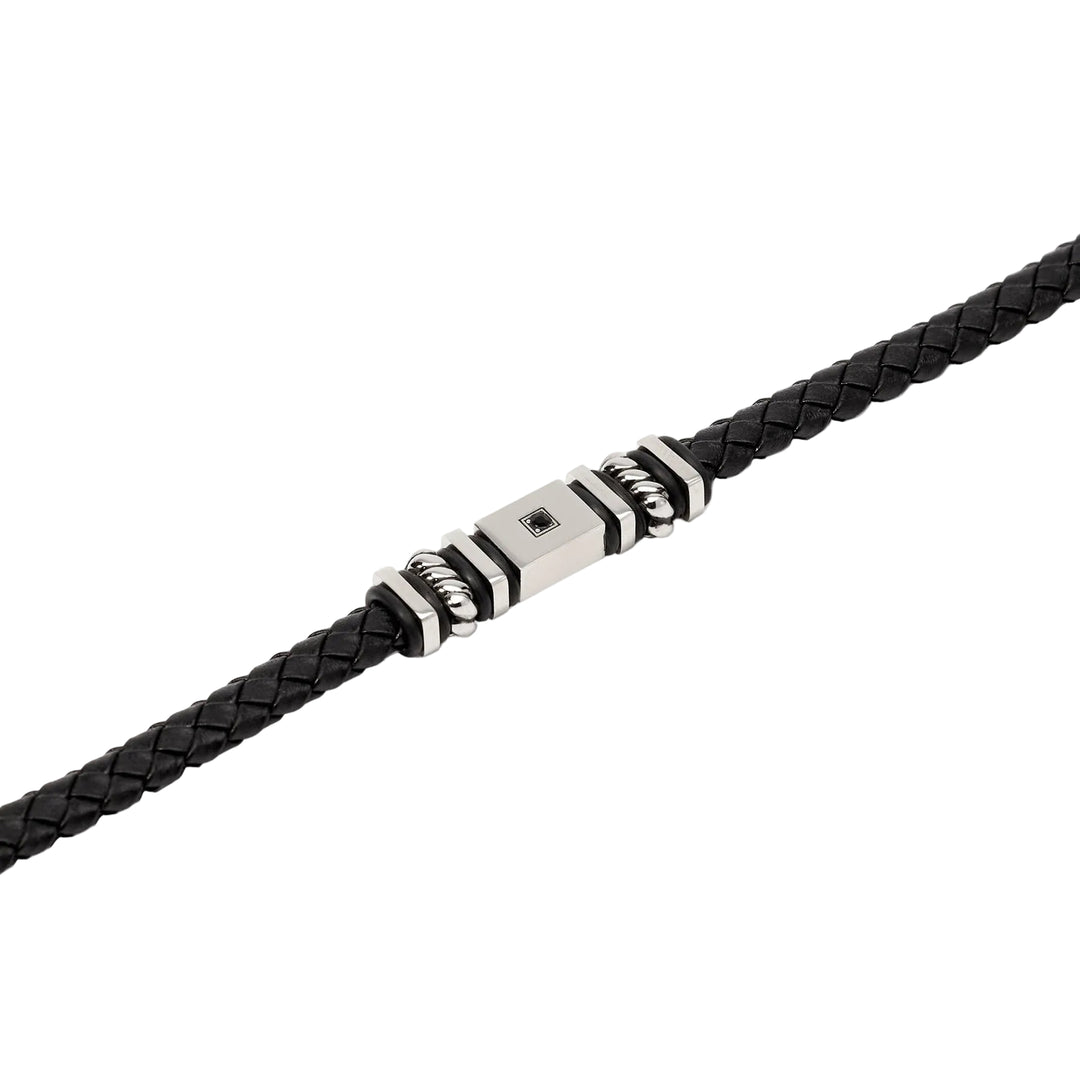 Bracciale con Lab-leather e Cristalli