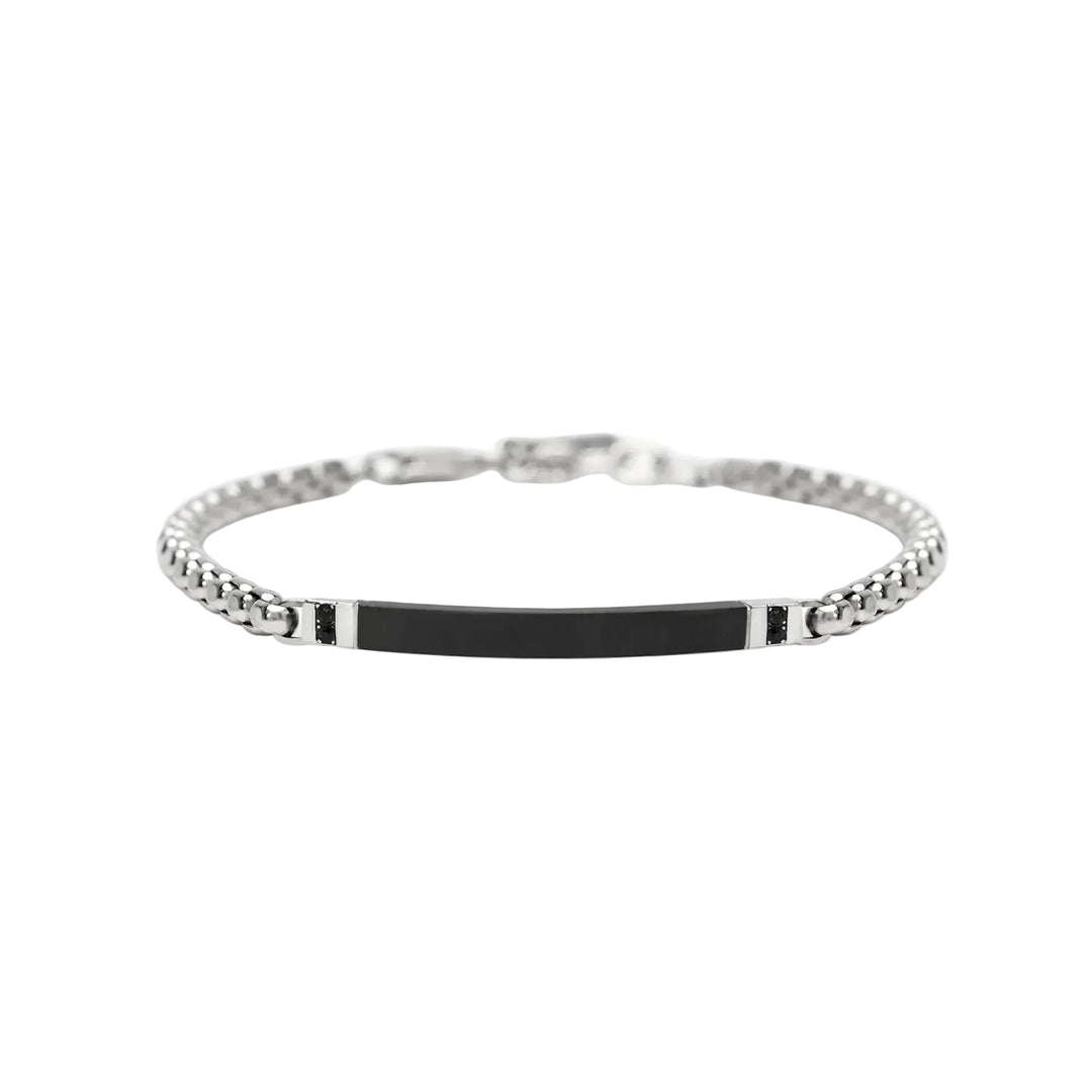 Bracciale con Catena e Piastra