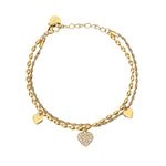 Load image into Gallery viewer, Bracciale con Cuore e Cristalli