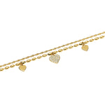 Load image into Gallery viewer, Bracciale con Cuore e Cristalli