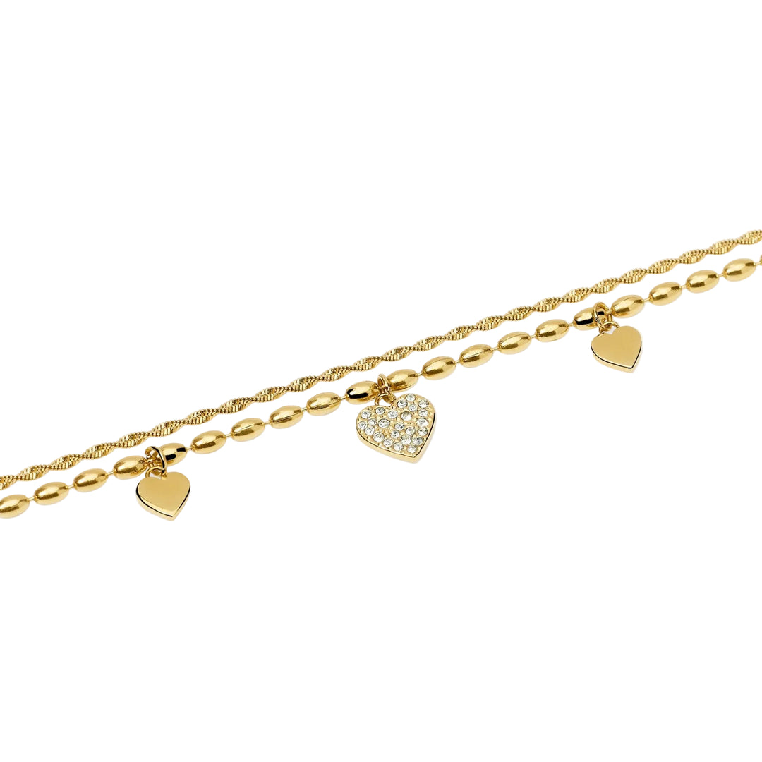 Bracciale con Cuore e Cristalli