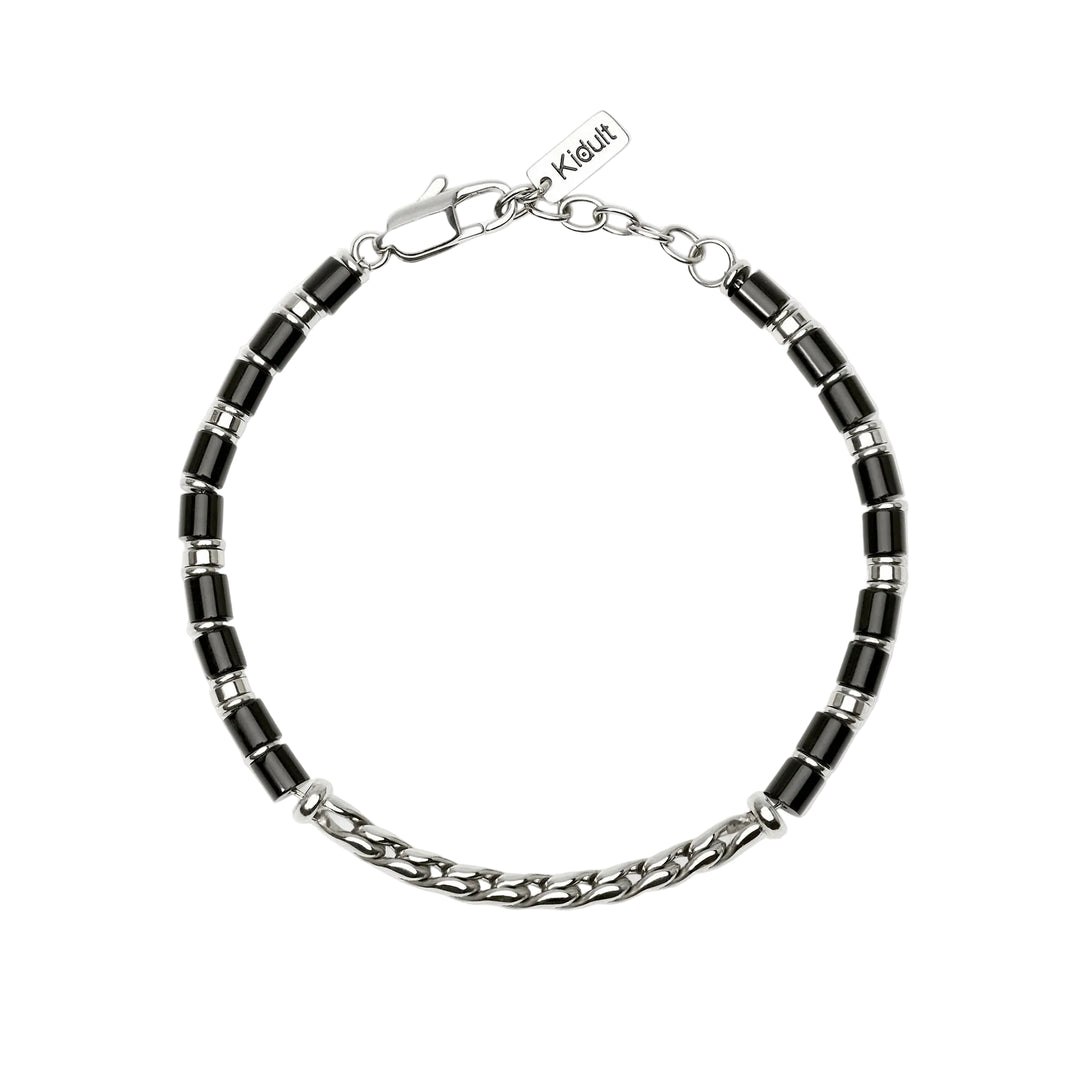 Bracciale con Catena Cardano e Agata Nera