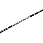 Load image into Gallery viewer, Bracciale con Catena Cardano e Agata Nera