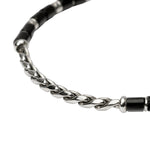 Load image into Gallery viewer, Bracciale con Catena Cardano e Agata Nera