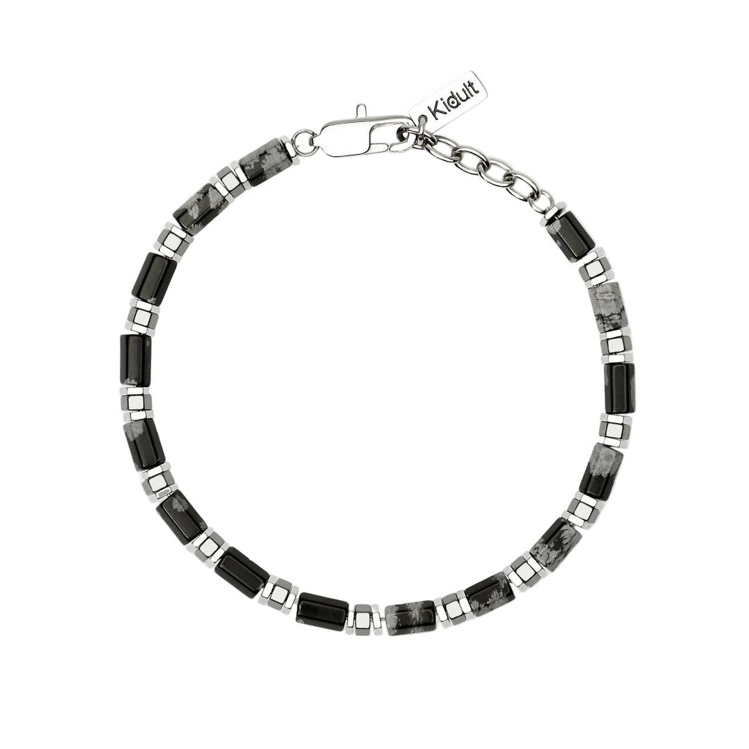 Bracciale con Ossidiana e Ematite