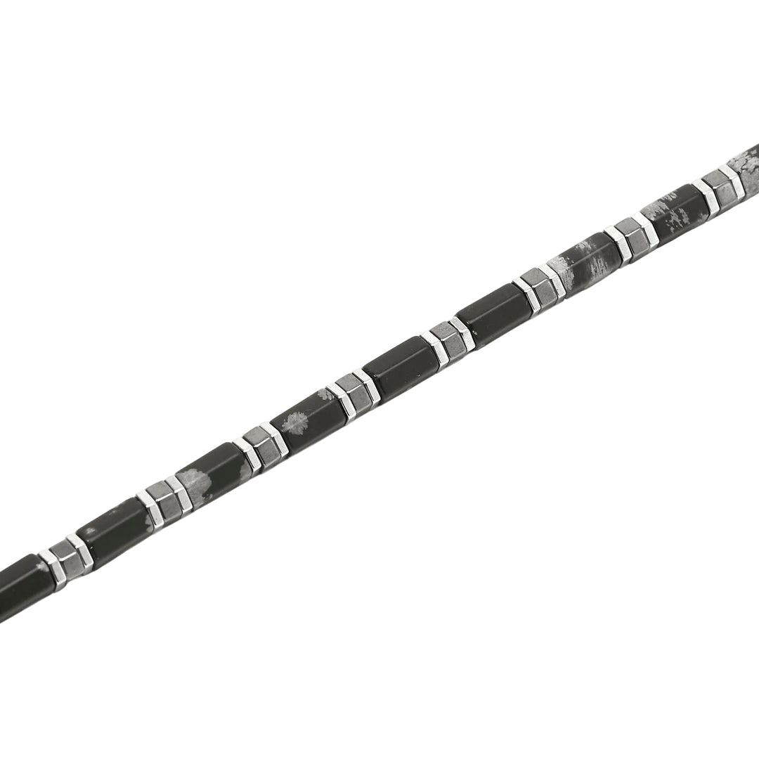 Bracciale con Ossidiana e Ematite