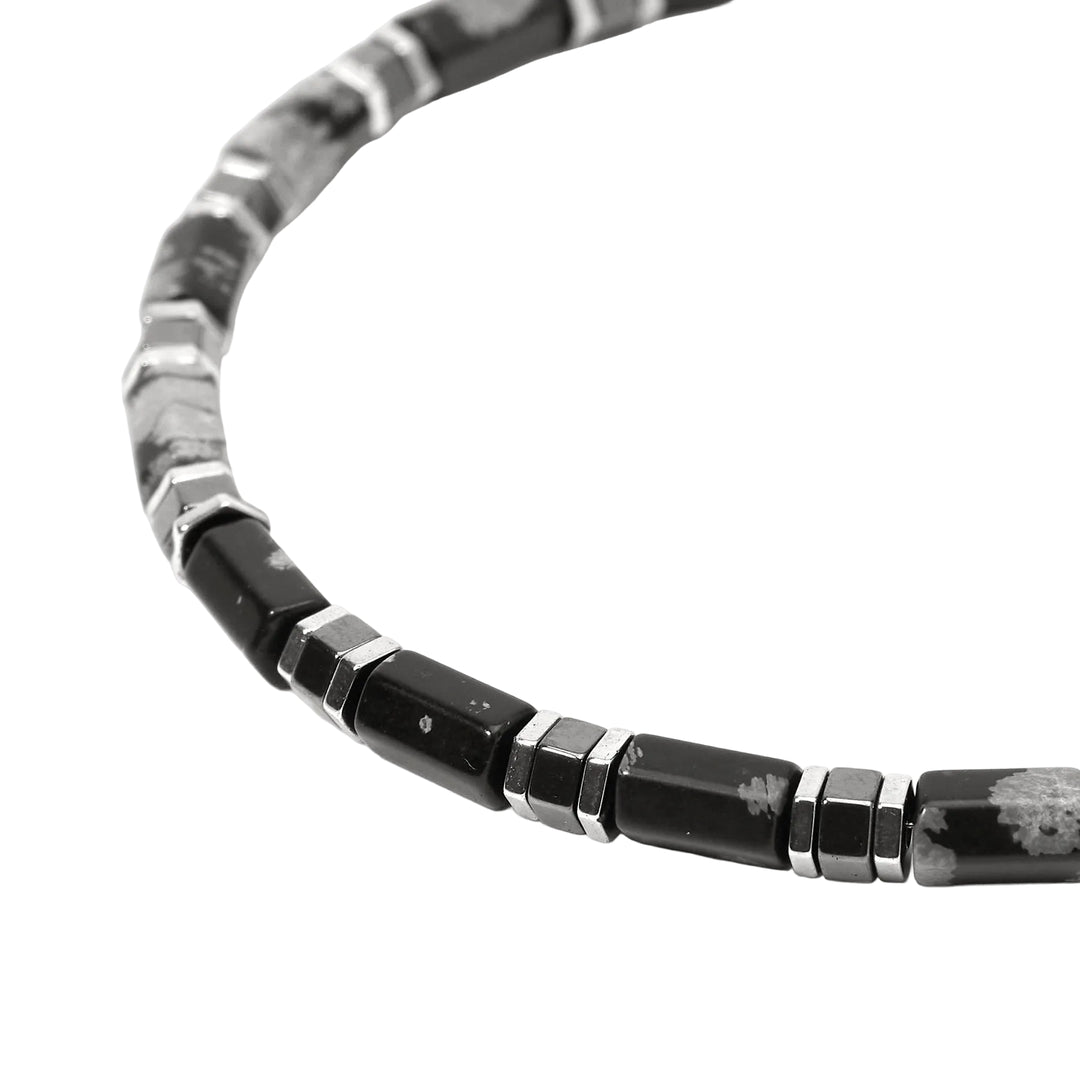 Bracciale con Ossidiana e Ematite