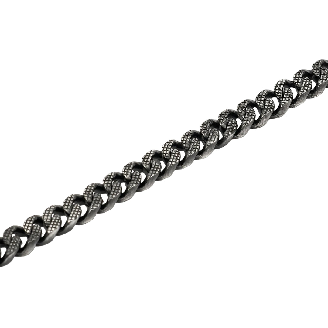 Bracciale con Catena e PVD Nero