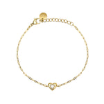 Load image into Gallery viewer, Bracciale con Catena e Cuore