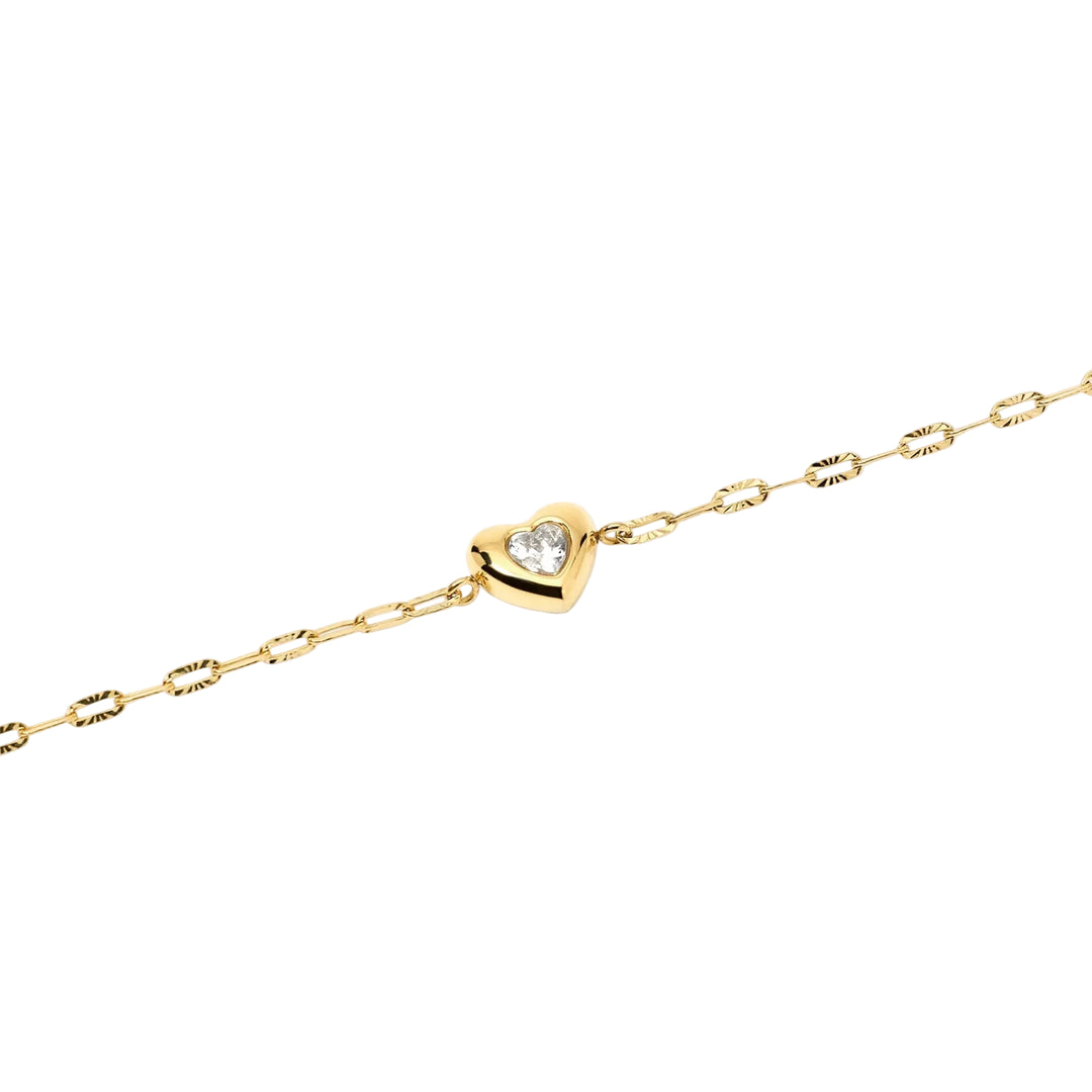 Bracciale con Catena e Cuore
