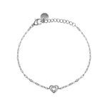 Load image into Gallery viewer, Bracciale con Catena e Ciondolo Cuore