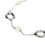 Load image into Gallery viewer, Bracciale con Catena ed Elementi Goccia e Perle