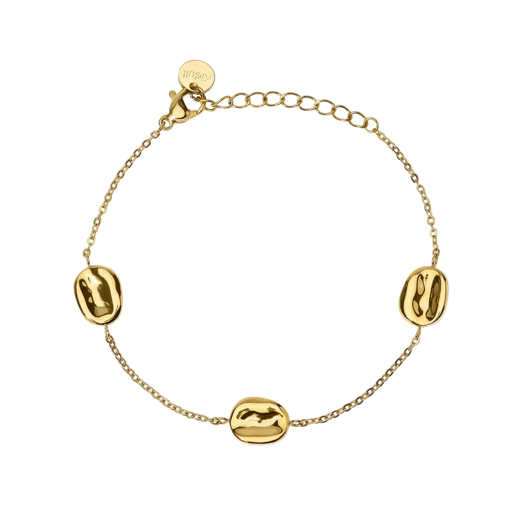 Bracciale con Catena Rolò ed Elementi Piatti