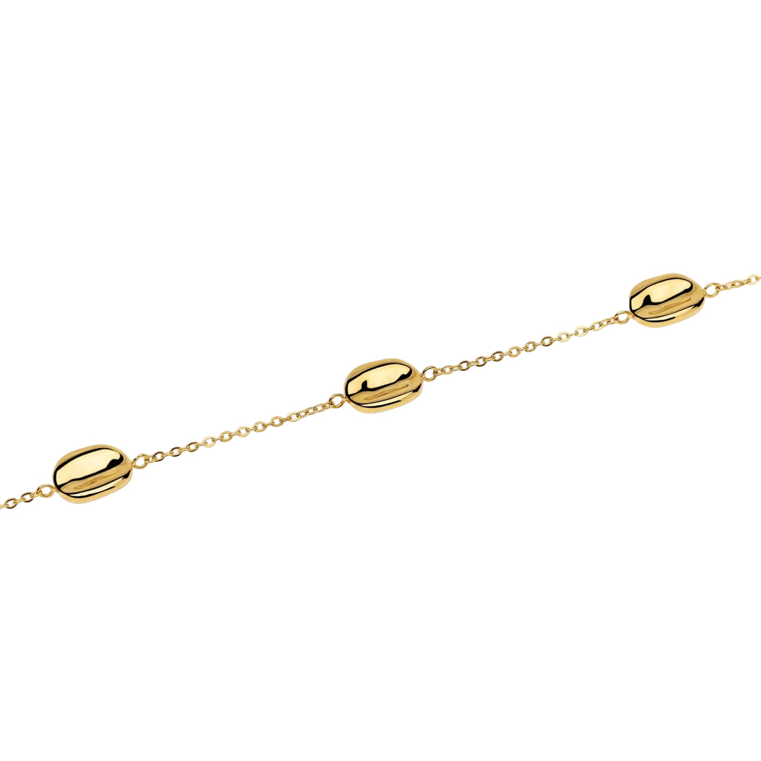 Bracciale con Catena Rolò ed Elementi Piatti