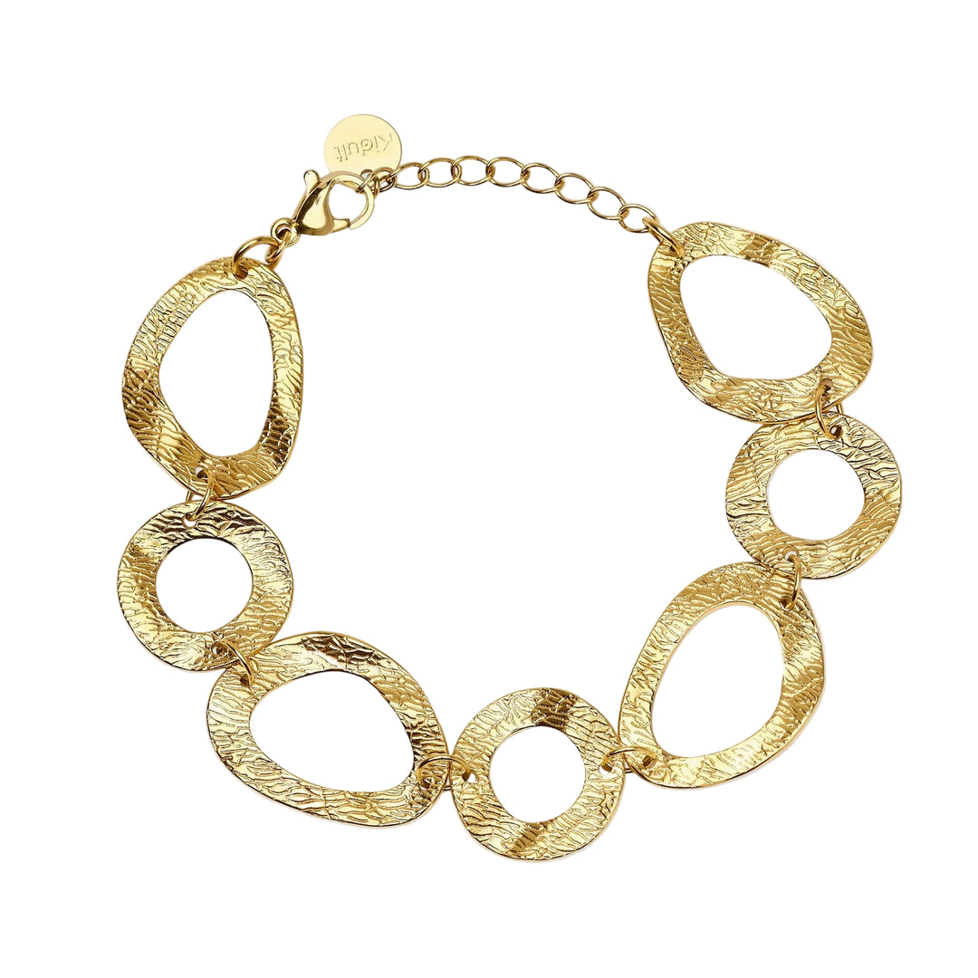 Bracciale con Elementi Tondi e Fancy