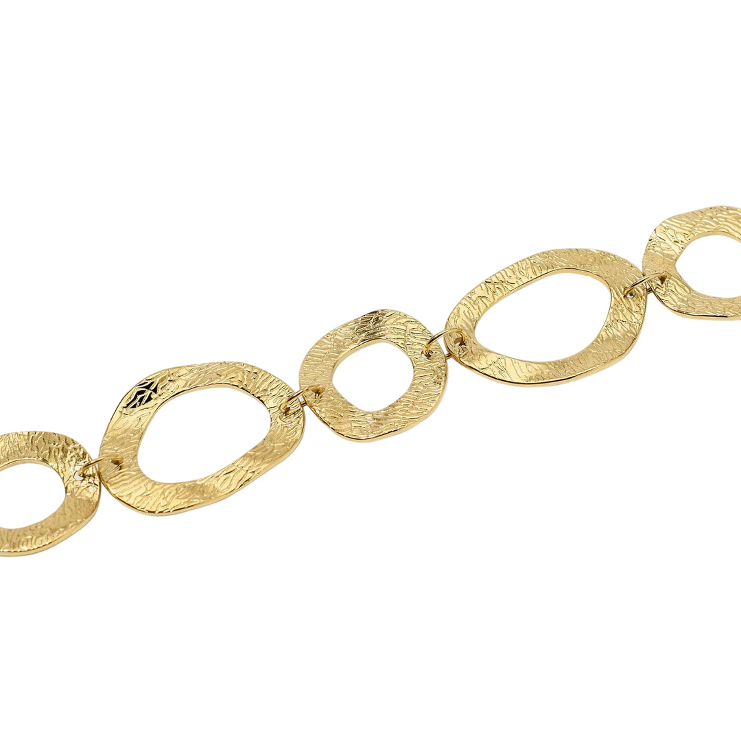 Bracciale con Elementi Tondi e Fancy
