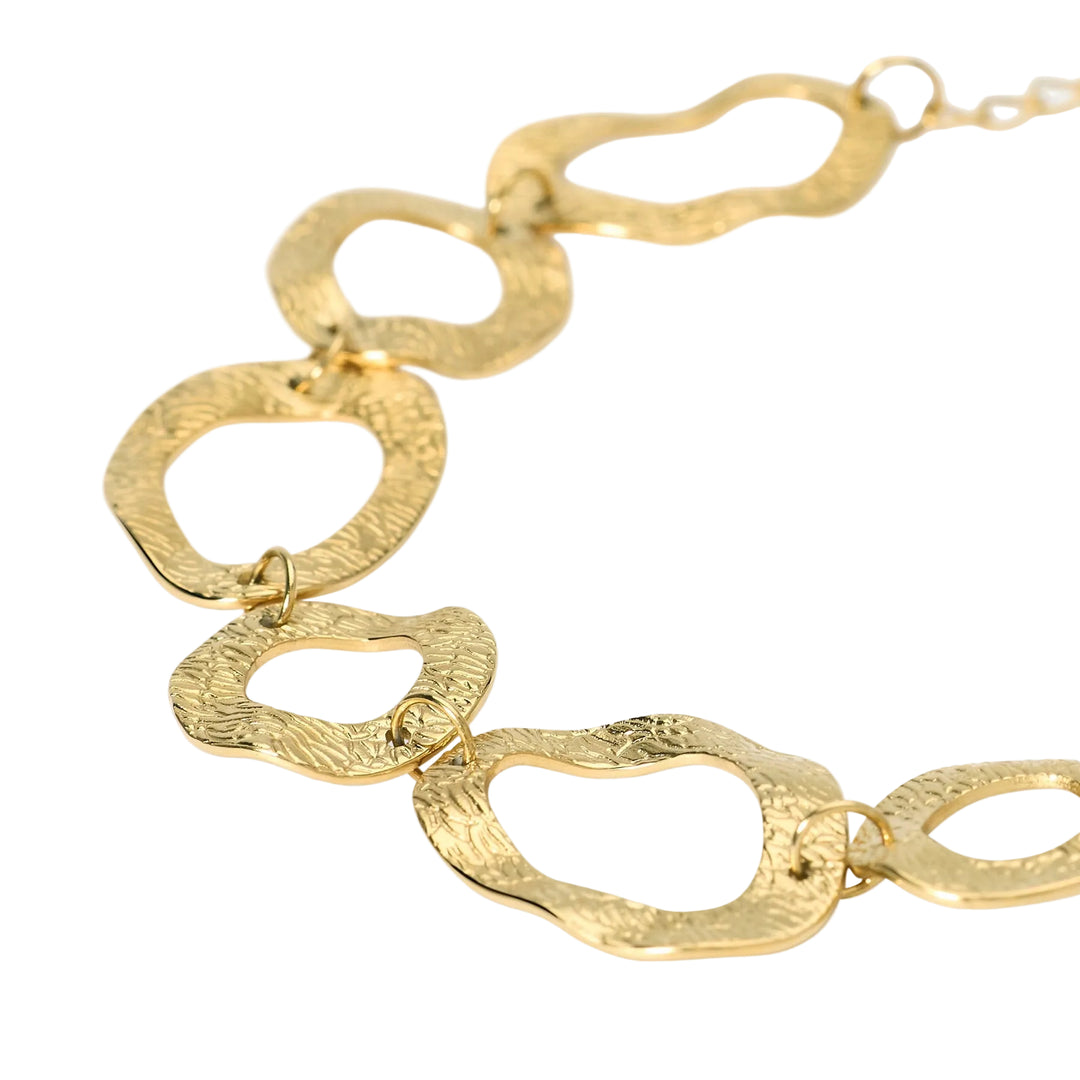 Bracciale con Elementi Tondi e Fancy