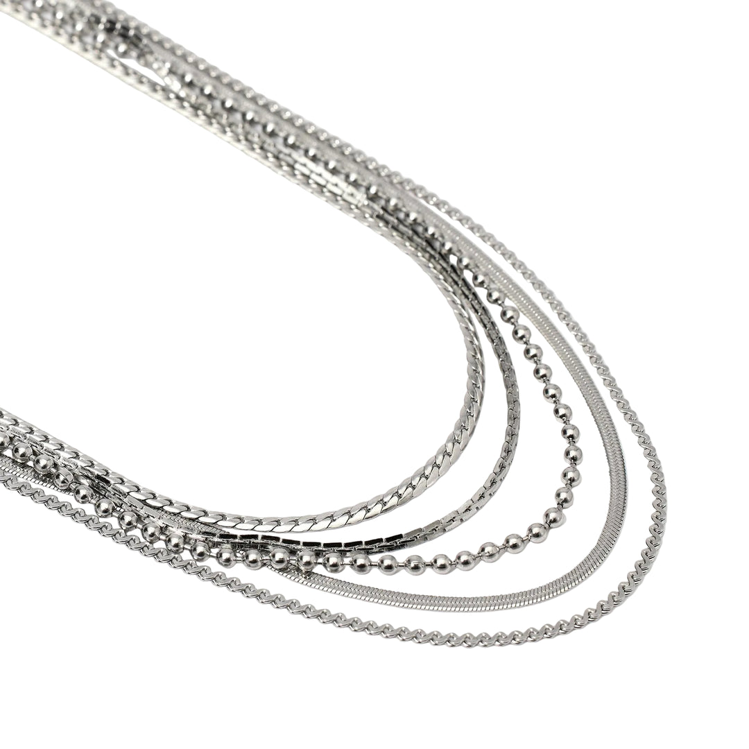 Girocollo con Catene Multiple
