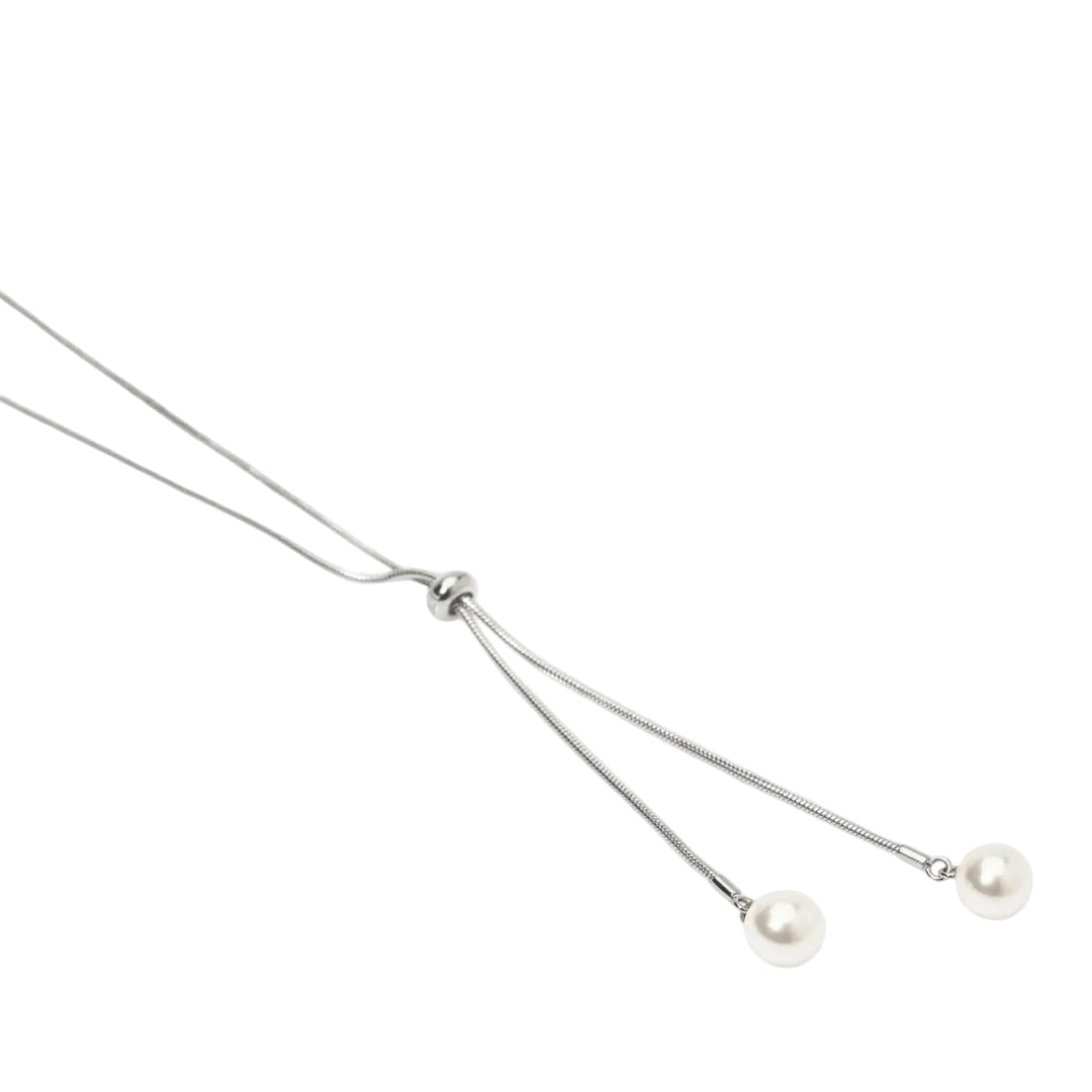 Collana con Pendente con Perle Conchiglia