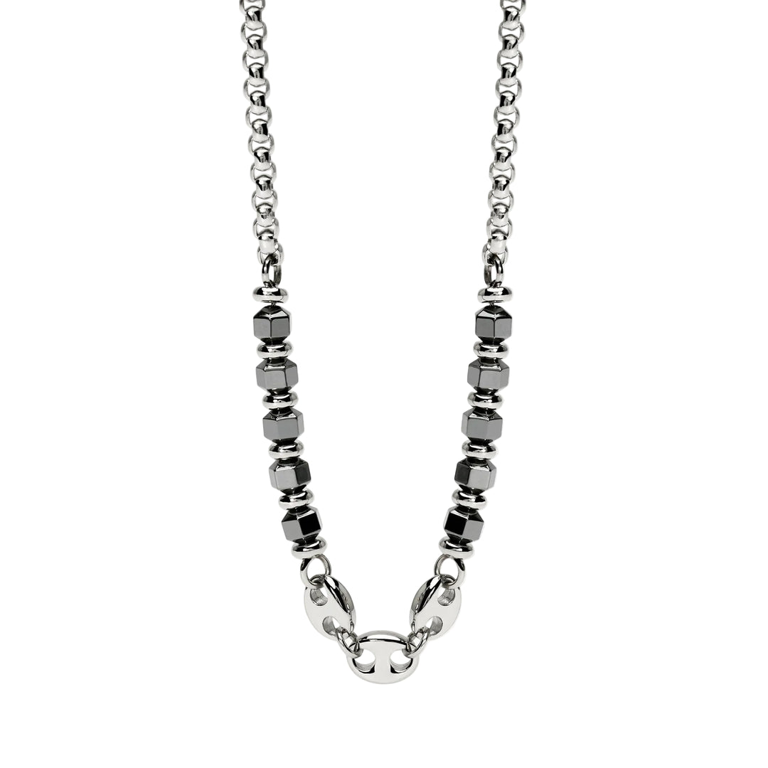 Collana con Catene ed Ematite
