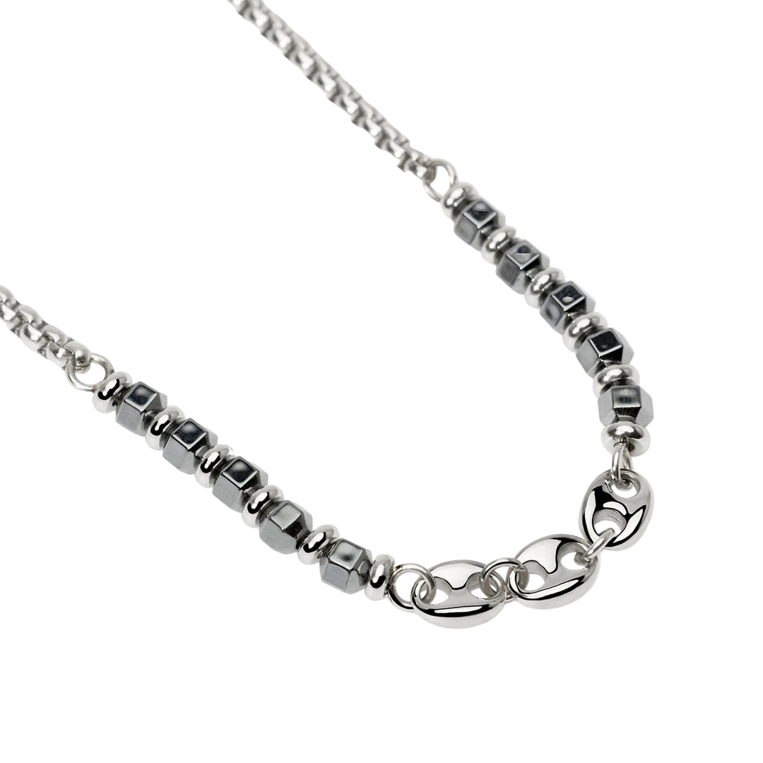 Collana con Catene ed Ematite