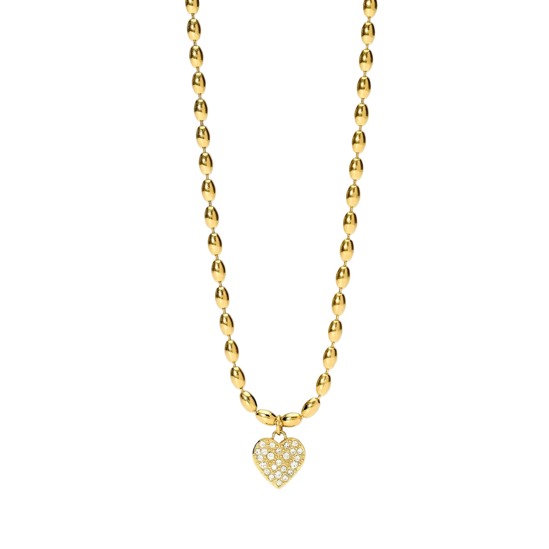 Collana con Catena e Pendente Cuore