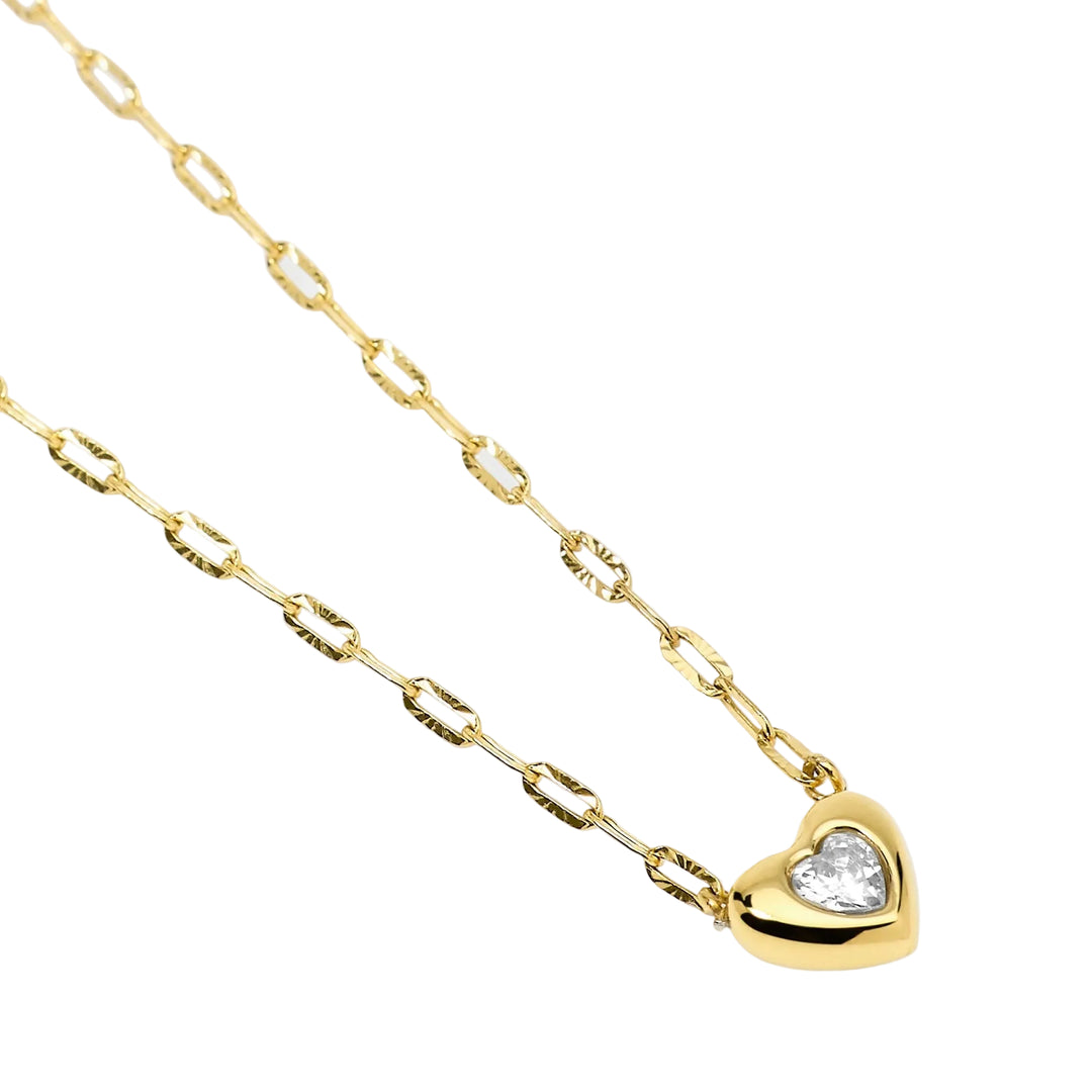 Collana con Catena e Cuore