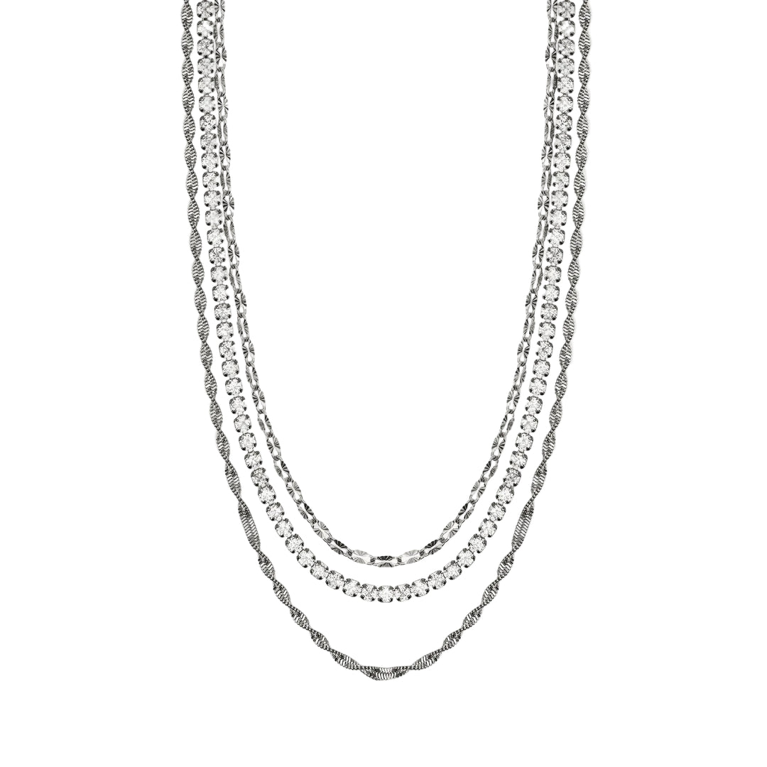 Collana con Catena Fancy e Tennis