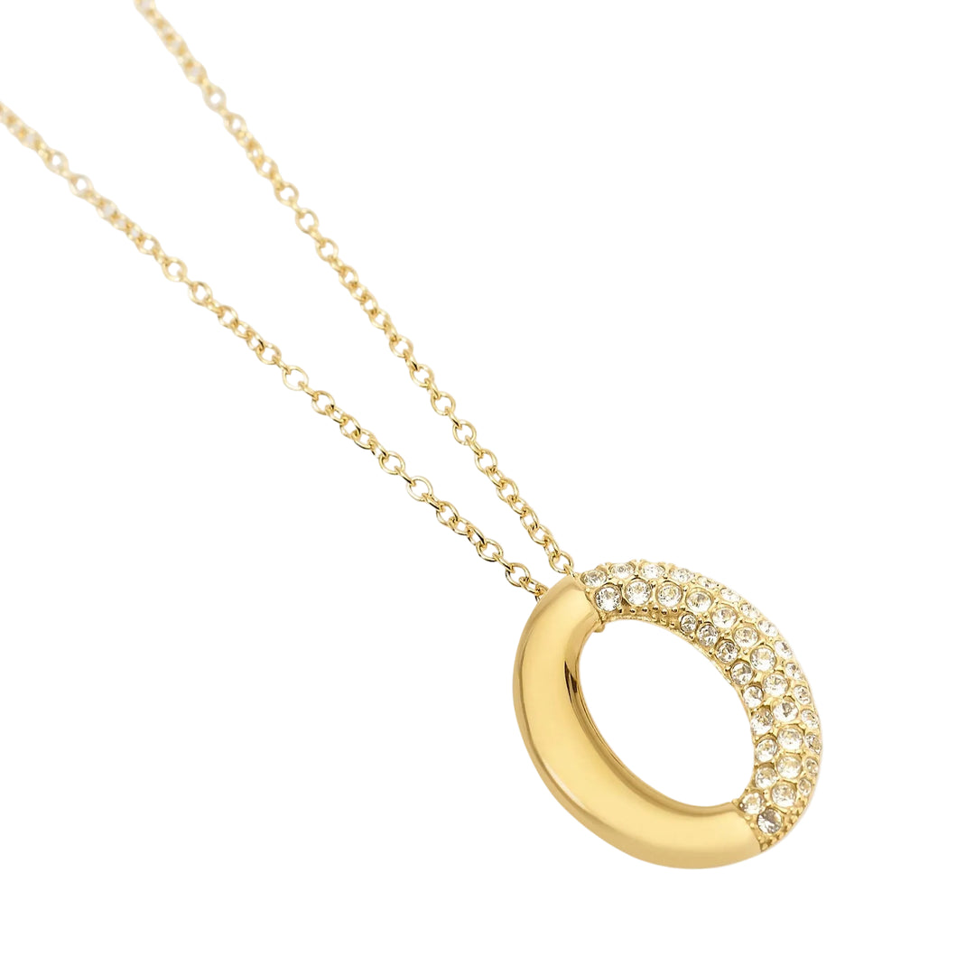 Collana con Catena e Pendente Ovale