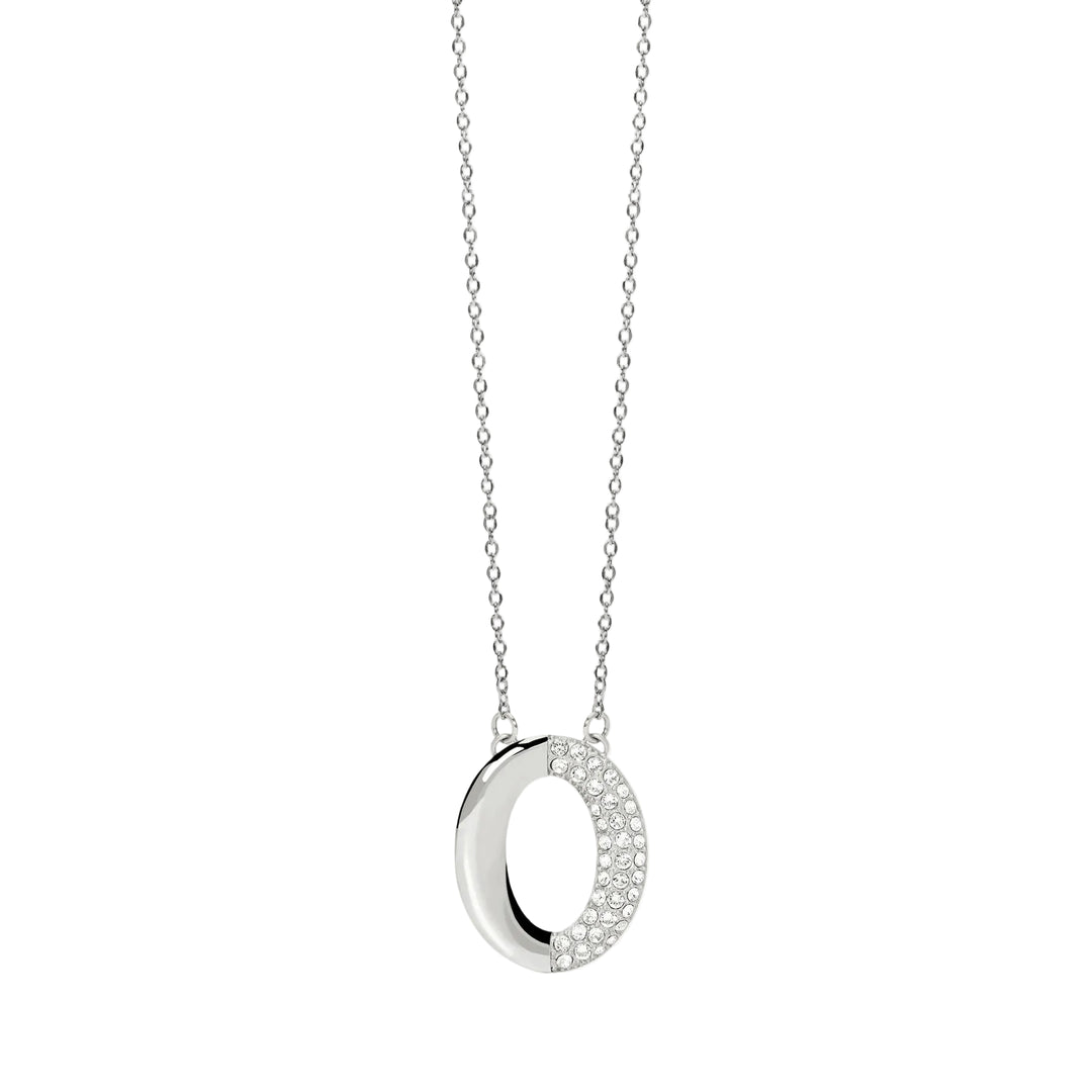 Collana con Catena e Pendente Ovale