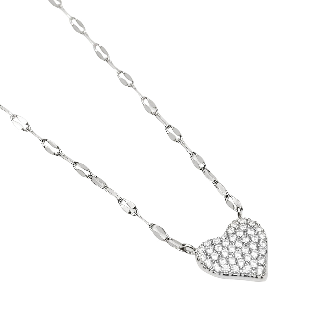 Collana con Catena Fancy e Cuore