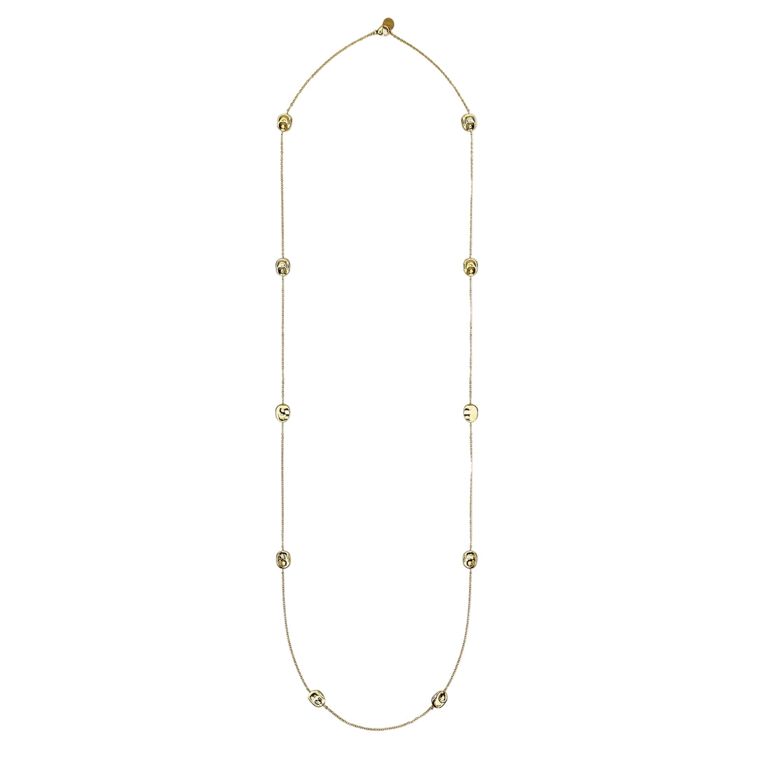 Collana con Catena Rolò ed Elementi Piatti