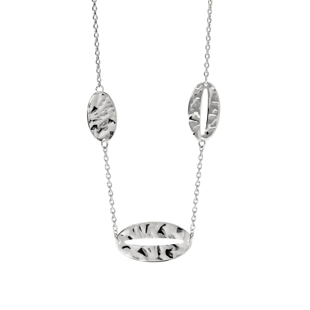 Collana con Catena ed Elementi Ovali