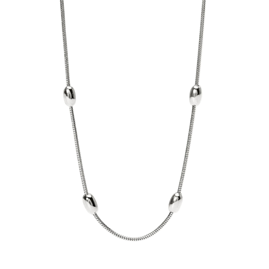 Collana con Catena Snake ed Elementi