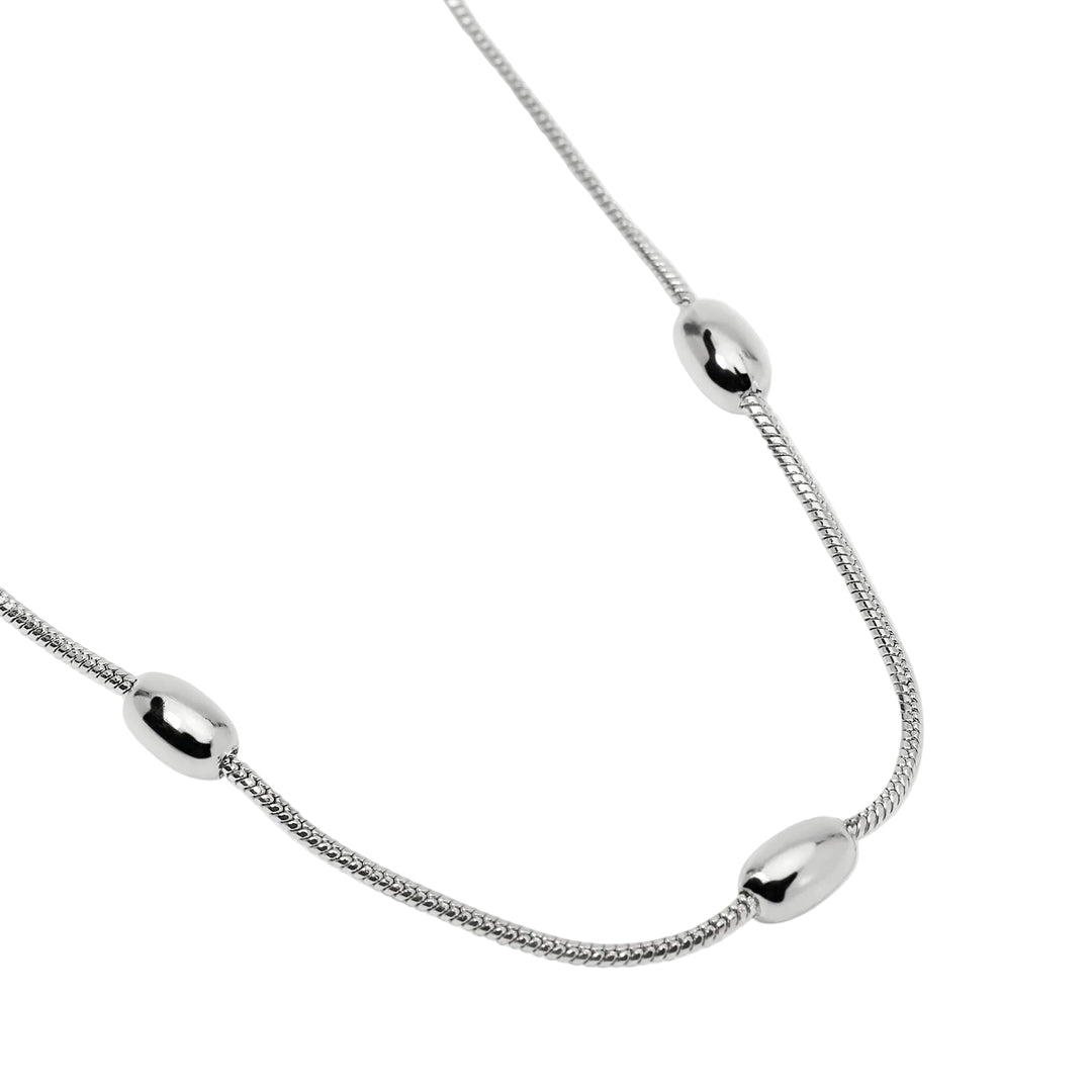 Collana con Catena Snake ed Elementi
