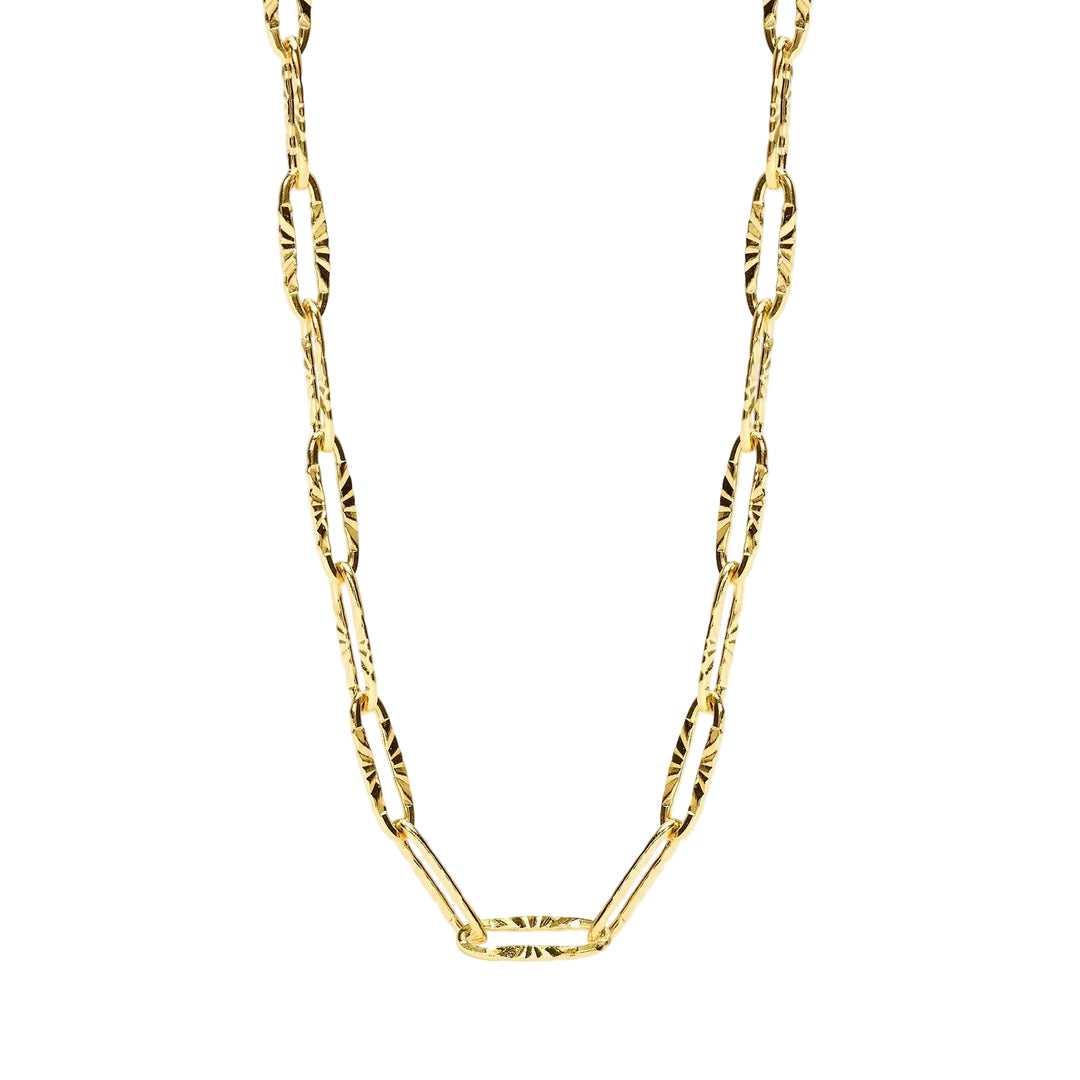 Collana con Elementi Martellati