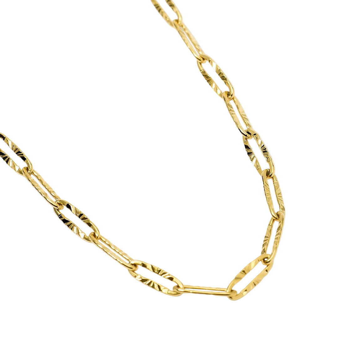 Collana con Elementi Martellati