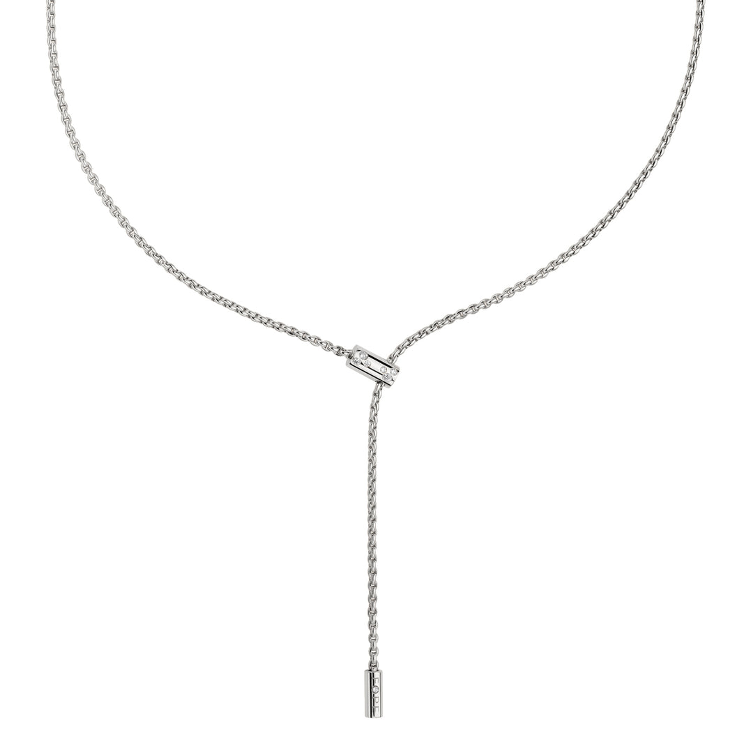 Collana Aria Slider in Oro Giallo e Diamanti