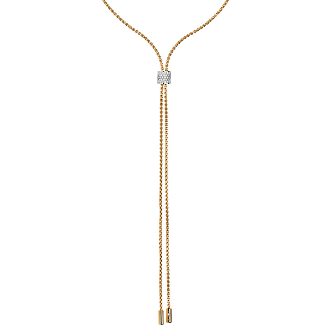 Collana Prima Flex'it in Oro Bianco e Diamanti