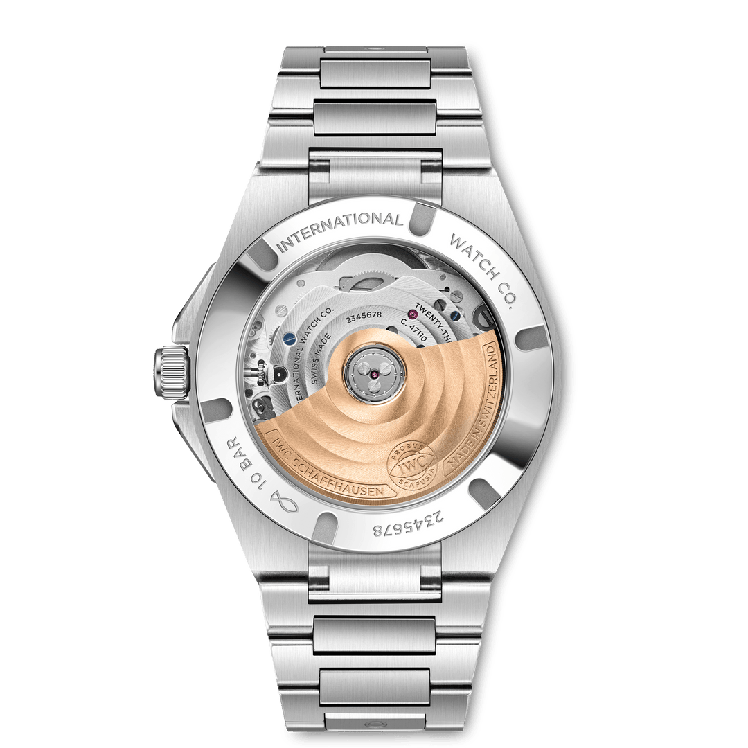 IWC Ingenieur Automatic 35 IW324911 - fondello con movimento a vista