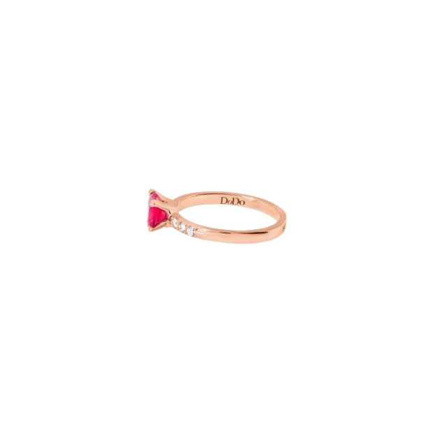 Anello Cuore con Diamanti