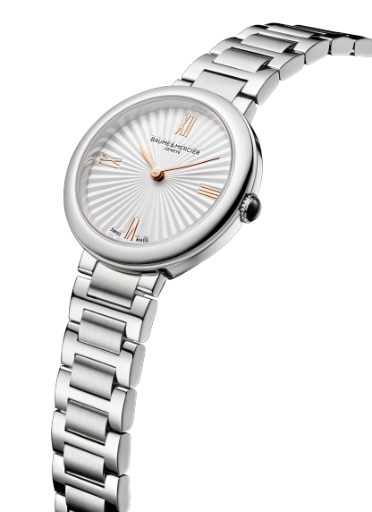 Baume & Mercier Joia de Baume & Mercier 10848 - bracciale e cassa acciaio - quadrante argento