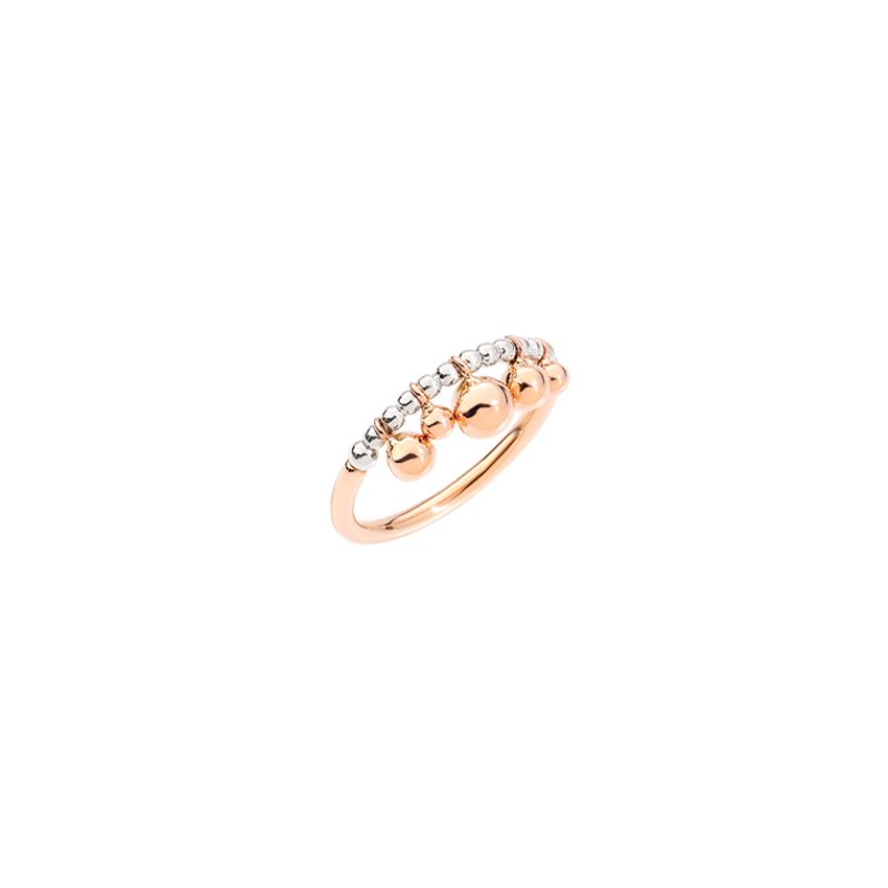 DoDo Anello bollicine in oro rosa con sfere DAC0002-BOLLI-0009A