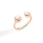 Load image into Gallery viewer, Anello Pepita DoDo in oro rosa 9K con design levigato e asimmetrico ispirato alla natura
