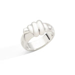 Load image into Gallery viewer, Anello Bold Nodo DoDo in argento 925 dal design moderno e simbolico
