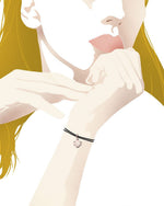 Load image into Gallery viewer, Charm Cagnolino in Oro Rosa e Argento