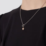 Load image into Gallery viewer, Charm Cagnolino in Oro Rosa e Argento