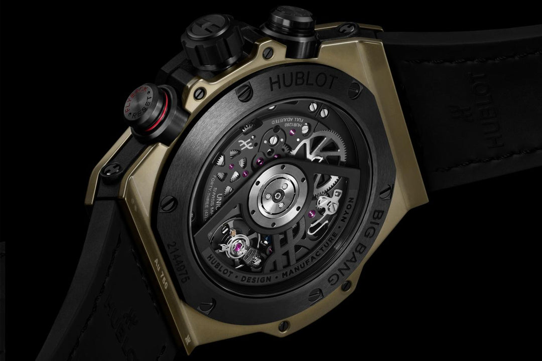 Hublot Big Bang Reloaded Magic Gold 421.MX.1133.NR.RLD - fondello con movimento a vista