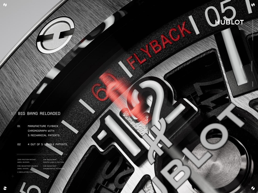 Hublot Big Bang Reloaded All Black 421.CX.1140.NR.RLD - cassa ceramica nera - cinturino gomma e tessuto nero - quadrante scheletrato